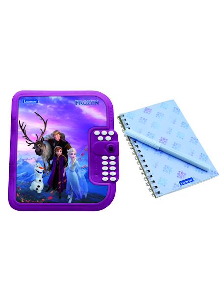 Journal intime éléctronique avec coffre-fort la reine des neiges Violet 1 - vertbaudet enfant 