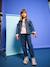 Veste denim fille col velours bleu moyen 4 - vertbaudet enfant 