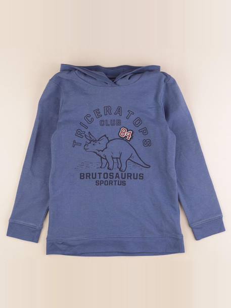 Sweat - 12 ans Bleu 1 - vertbaudet enfant 