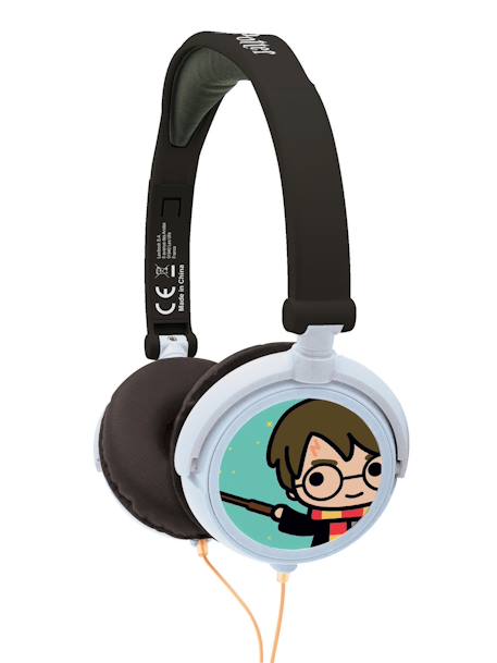 Casque stéréo filaire pliable harry potter avec limitation de volume d'écoute Blanc 2 - vertbaudet enfant 