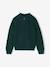 Pull col montant garçon bleu chiné 3 - vertbaudet enfant 