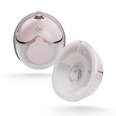Tire-lait Kinderkraft MAMAFLOW DOUBLE électrique 4 modes mémoire 320 ml compact recharge usb-c 2 coupelles Doré+Rose 9 - vertbaudet enfant 