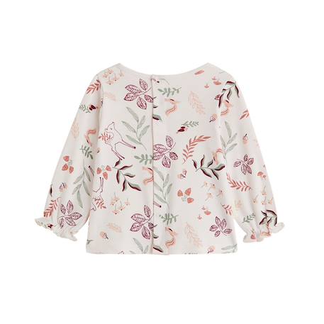Ensemble robe bébé en velours côtelé, t-shirt et collant evie Rose 5 - vertbaudet enfant 