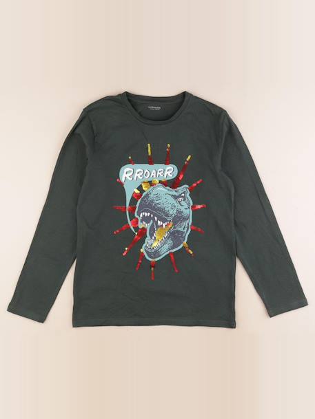 Tee-shirt - 12 ans Vert 1 - vertbaudet enfant 