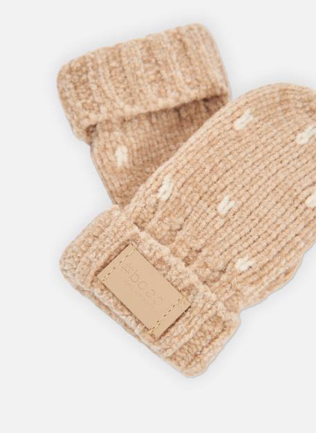 Moufle bébé avec imprimé à pois Marron 2 - vertbaudet enfant 