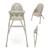 Chaise haute bebe pliante avec ceinture 5 points Beige+Grey 1 - vertbaudet enfant 