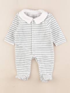 Seconde main-Garçon-Pyjama, surpyjama, dors-bien-Pyjama velours - 0 mois
