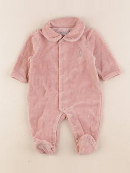 Pyjama velours - 1 mois Marron 1 - vertbaudet enfant 