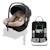 Coque bébé Kinderkraft I-LITE siège auto i-size r129 40-87 cm coussin ergo pad respirant Beige+Gris+Noir 1 - vertbaudet enfant 