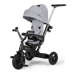 Jouet-Jeux de plein air-Tricycle kinderkraft TWIPPER 5 en 1 évolutif siège pivotant 360° click & twist inclinable avec canopy