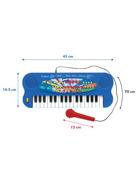 Clavier électronique musical avec micro pat patrouille Bleu 2 - vertbaudet enfant 