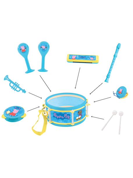 Set musical 7pcs peppa pig Bleu 3 - vertbaudet enfant 