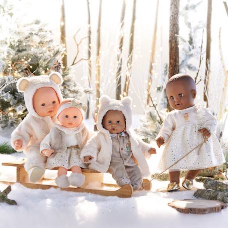 Pyjama forêt enchantée pour poupon 30 cm Beige 3 - vertbaudet enfant 