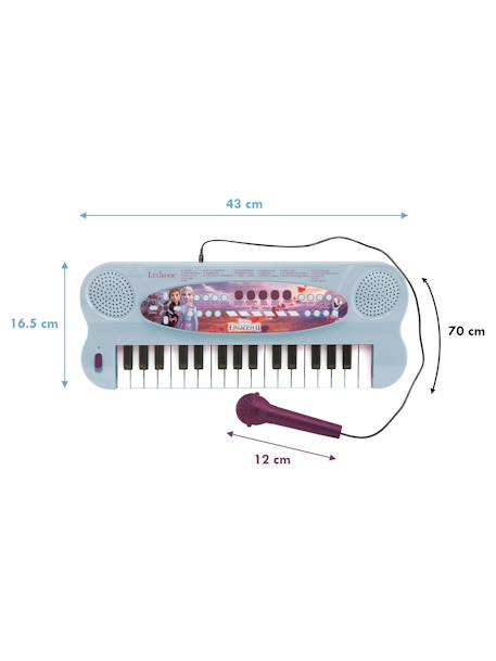 Clavier électronique musical avec micro reine des neiges Bleu 2 - vertbaudet enfant 