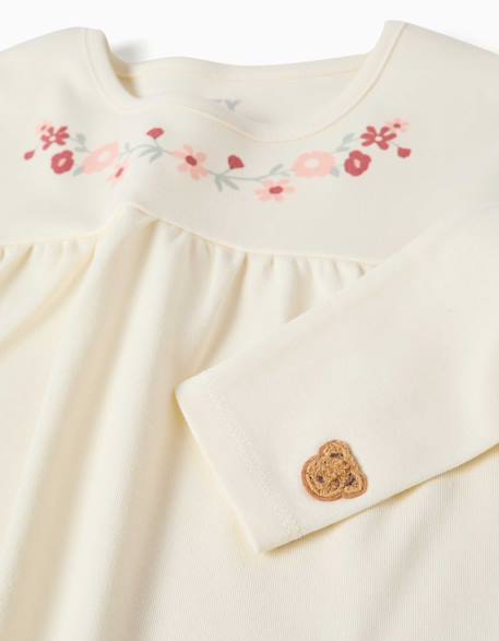 Pyjama à manches longues en coton avec masque rembourré Blanc 3 - vertbaudet enfant 