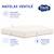 Pack matelas bébé 60x120 + plan incliné étoiles dorées + protège-matelas - déhoussable et sain Blanc 2 - vertbaudet enfant 