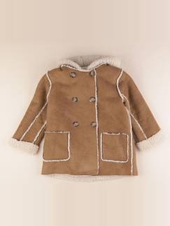Seconde main-Fille-Manteau, veste-Manteau réversible - 7 ans