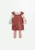 Ensemble robe bébé en velours côtelé, t-shirt et collant evie Rose 1 - vertbaudet enfant 