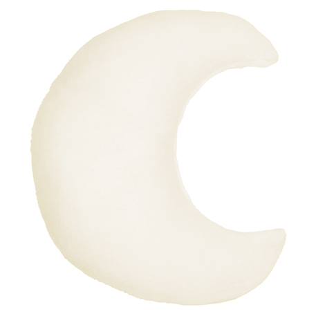 Bouillotte lune aux graines de colza en gaze de coton et bambou Écru 3 - vertbaudet enfant 