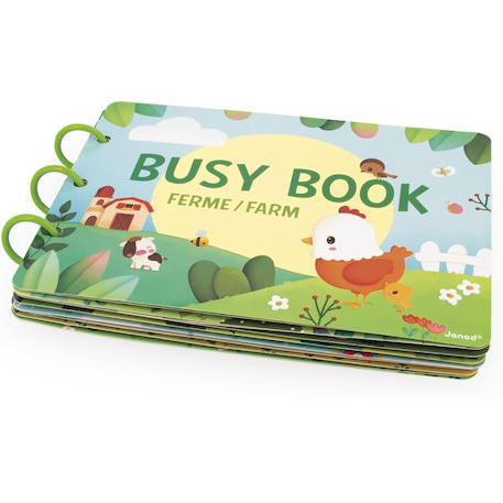 Livre d?activités busy book thème ferme Multicolore 4 - vertbaudet enfant 