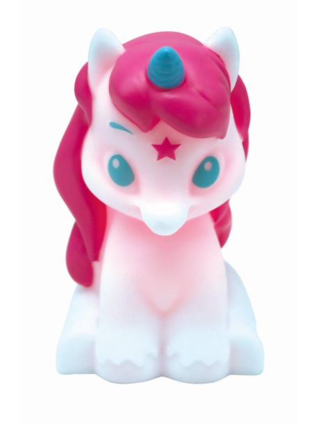 Veilleuse licorne en 3d avec variation de couleurs Blanc 2 - vertbaudet enfant 