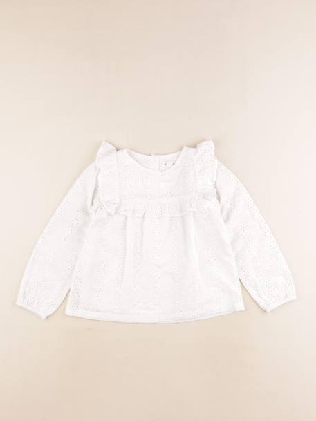 Blouse - 6 ans Blanc 1 - vertbaudet enfant 