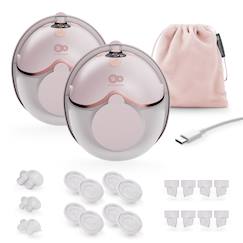 -Tire-lait électrique Kinderkraft MAMAFLOW DOUBLE portable double 2 coupelles 9 intensités batterie 180 min usb-c