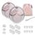 Tire-lait Kinderkraft MAMAFLOW DOUBLE électrique 4 modes mémoire 320 ml compact recharge usb-c 2 coupelles Doré+Rose 7 - vertbaudet enfant 