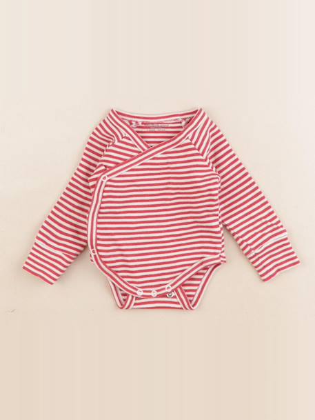 Body - 1 mois Blanc, rouge 1 - vertbaudet enfant 