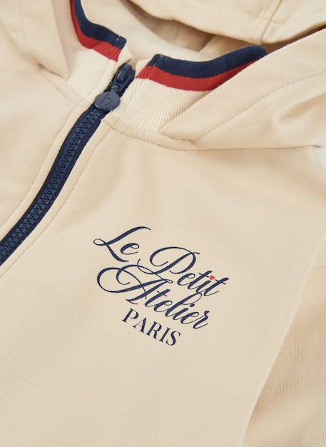 Veste fille en molleton à capuche Blanc 3 - vertbaudet enfant 
