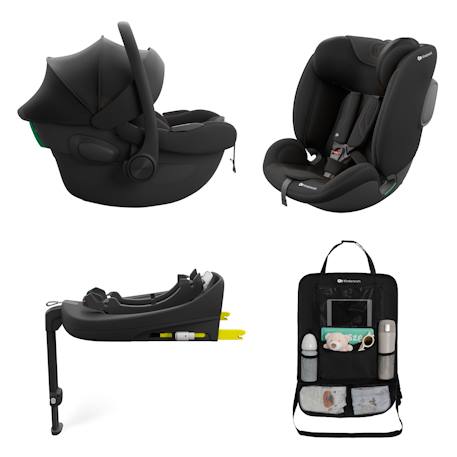 Siège auto Kinderkraft ENDURA SAFE évolutif 40-150 cm base isofix pivotante système complet 3 en 1 Beige+Gris+Noir 13 - vertbaudet enfant 