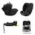 Siège auto Kinderkraft ENDURA SAFE évolutif 40-150 cm base isofix pivotante système complet 3 en 1 Beige+Gris+Noir 13 - vertbaudet enfant 