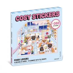 Jouet-Activités artistiques et musicales-Loisirs créatifs-Stickers cosy food lovers