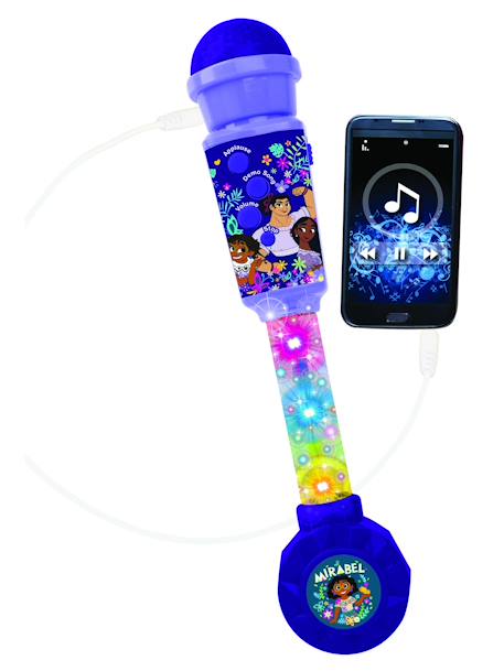 Microphone encanto avec tube lumineux et enceinte Violet 2 - vertbaudet enfant 