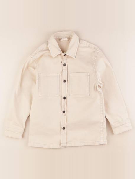 Veste imprimé au dos - 8 ans Beige 1 - vertbaudet enfant 