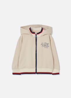 Veste en molleton fille à capuche  - vertbaudet enfant
