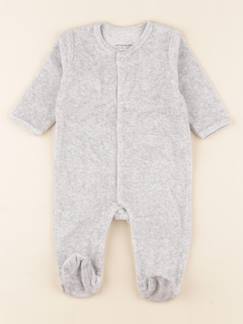 Seconde main-Garçon-Pyjama, surpyjama, dors-bien-Pyjama velours - 3 mois