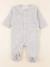 Pyjama velours - 3 mois Gris 1 - vertbaudet enfant 