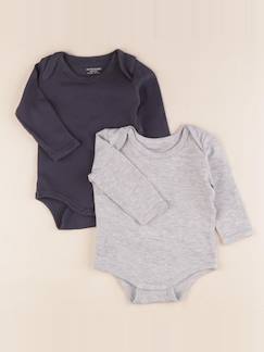 Seconde main-Garçon-Body-Lot de 2 bodies en coton - 6 mois
