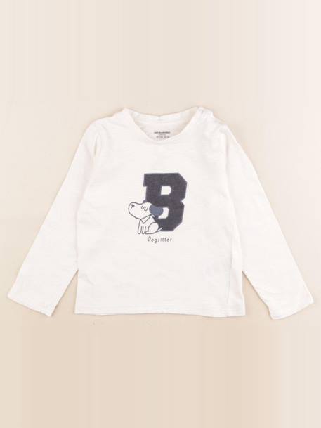 Tee-shirt - 36 mois Blanc 1 - vertbaudet enfant 