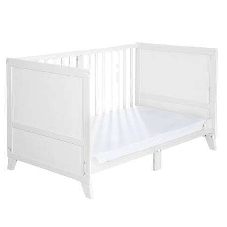 Ensemble de lit bébé 'savanna friends' avec équipement complet Blanc / beige 6 - vertbaudet enfant 