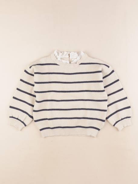 Pull - 6 ans Blanc, bleu 1 - vertbaudet enfant 