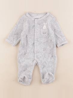Seconde main-Fille-Pyjama, surpyjama, dors-bien-Pyjama velours - 1 mois