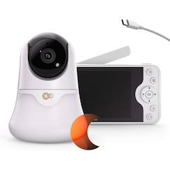 Puériculture-Babyphone, humidificateur-Babyphone caméra Kinderkraft NITEEYE GLOW écran 5 pouces full hd 1080p sans wi?fi audio bidirectionnel vox