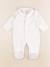 Pyjama velours - 3 mois Blanc 1 - vertbaudet enfant 