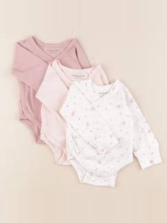 Lot de 3 bodies en coton - 1 mois  - vertbaudet enfant