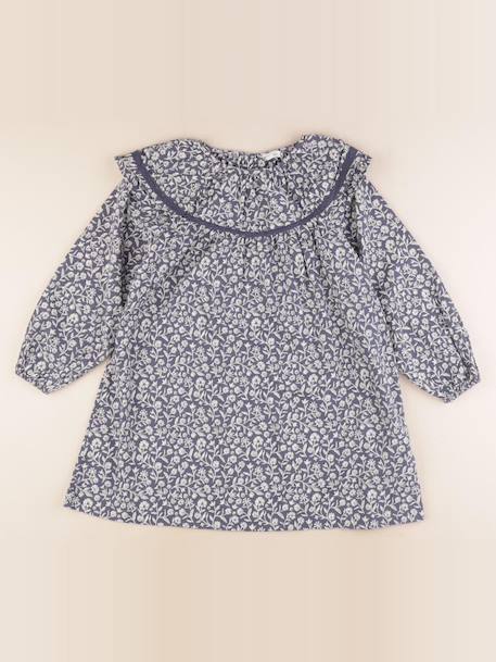 Robe - 8 ans Blanc, bleu 1 - vertbaudet enfant 