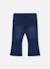 Pantalon fille molleton denim Bleu 2 - vertbaudet enfant 