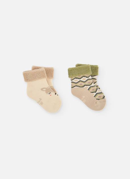 Bébé-Chaussettes, Collants-Lot chaussettes bébé imprimé animal