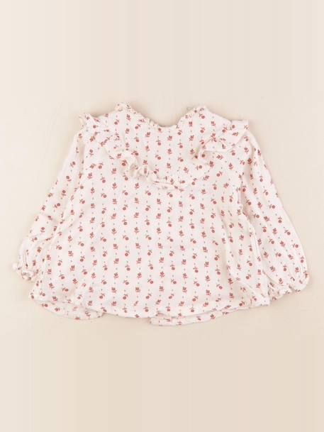 Tee-shirt - 12 mois Blanc, rouge 1 - vertbaudet enfant 